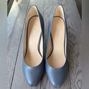 Nine West Women's Gramercy Dress Pumps Heels - gray blue